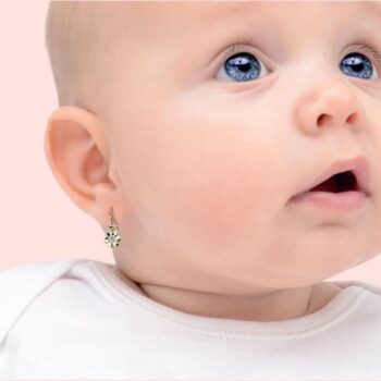 arany baba és gyerek fülbevaló