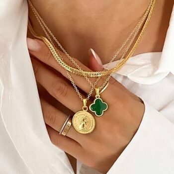 arany-nyaklanc-edallal arany nyaklánc medállal