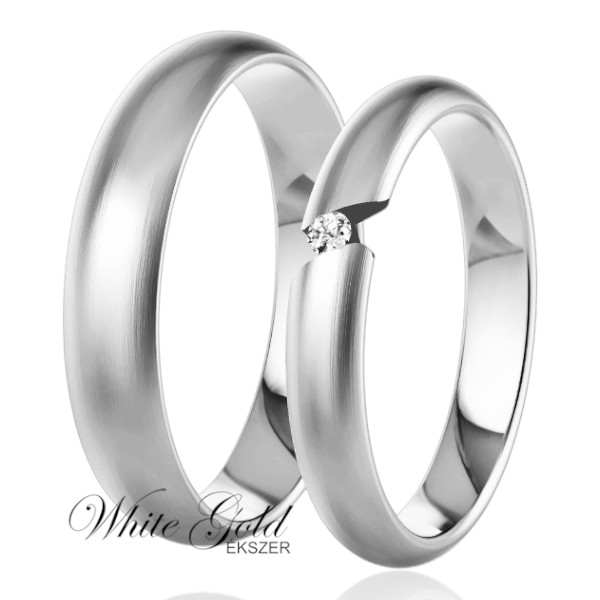 feher-arany-karikagyuru (116) Fehér arany karikagyűrű pár különleges kőfoglalással