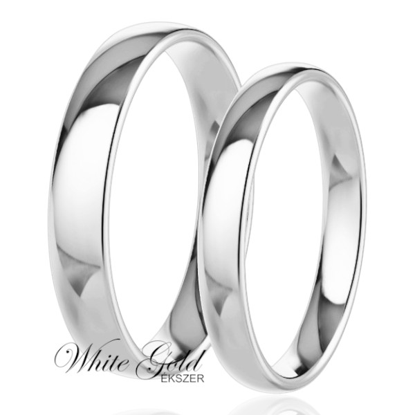 feher-arany-karikagyuru (130) Fehér arany klasszikus karikagyűrű pár