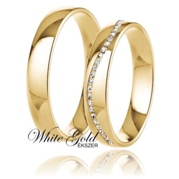 sarga_arany_karikagyuru_125 Sárga arany karikagyűrű pár hullám vonalban foglalt kövekkel