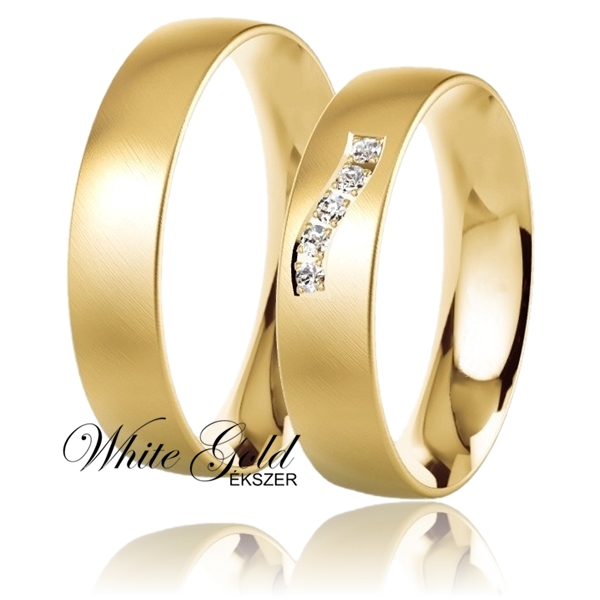 sarga_arany_karikagyuru_26 Finom kidolgozású sárga arany karikagyűrű pár