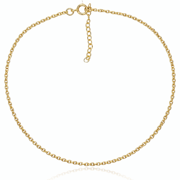 Sárga arany anker bokalánc klasszikus szemekkel