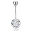 feher-arany-koldok-piercing (2) Fehér arany köldök piercing középen ragyogó cirkóniával