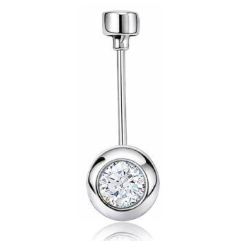 feher-arany-koldok-piercing (2) Fehér arany köldök piercing középen ragyogó cirkóniával