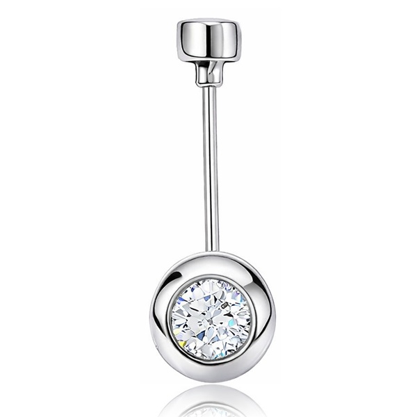feher-arany-koldok-piercing (2) Fehér arany köldök piercing középen ragyogó cirkóniával