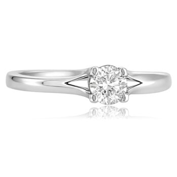 gyemant-gyuru-11 Fehér arany gyémánt eljegyzési gyűrű