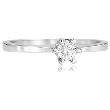 gyemant-gyuru-4 Gyémánt eljegyzési gyűrű hatkarmos foglalattal