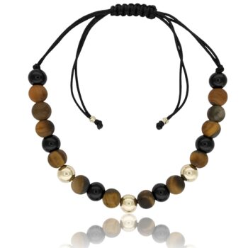 ora-kisero-arany-karkoto-1-1 Órakísérő arany karkötő ónix és tigrisszem ásványokkal