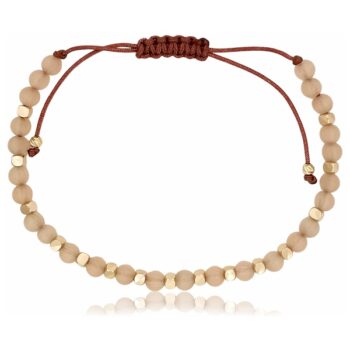 Órakísérő arany karkötő holdkő ásvánnyal