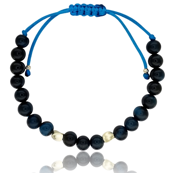 ora-kisero-arany-karkoto Órakísérő arany karkötő kék tigrisszem ásvánnyal