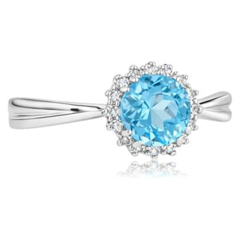 topaz-gyemant-gyuru Fehér arany topáz gyémánt gyűrű