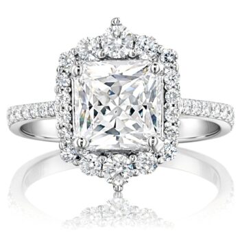 14-karatos-feher-arany-eljegyzesi-gyuru-1 Fehér arany halo eljegyzési gyűrű