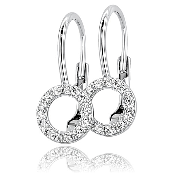 arany-baba-es-gyerek-fulbevalo-114 Fehér arany kör formájú baba fülbevaló