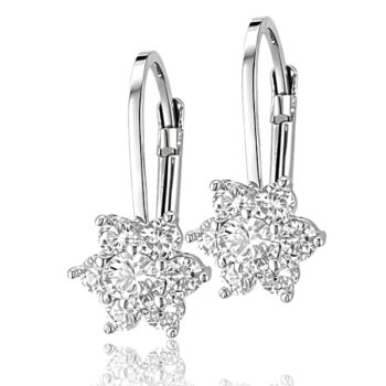 arany-baba-es-gyerek-fulbevalo-117 Fehér arany virág formájú baba fülbevaló