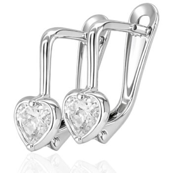 arany-baba-es-gyerek-fulbevalo-14 Francia kapcsos fehér arany baba fülbevaló