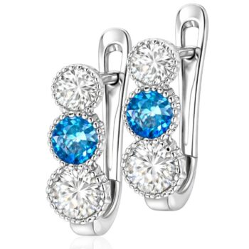 arany-baba-es-gyerek-fulbevalo-15 Fehér arany baba fülbevaló kék kővel