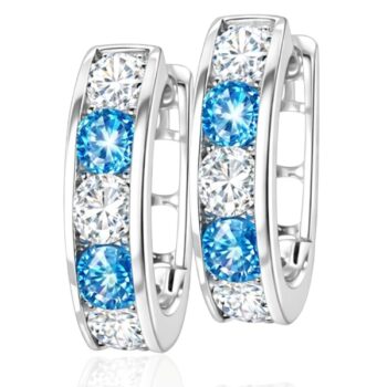 arany-baba-es-gyerek-fulbevalo-18 Fehér arany baba fülbevaló kék kővel