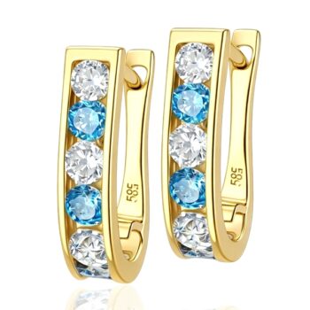 arany-baba-es-gyerek-fulbevalo-3 Arany gyerek fülbevaló kék kővel