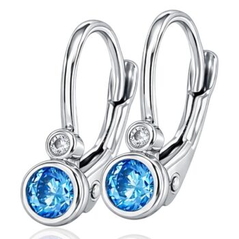 arany-baba-es-gyerek-fulbevalo-31 Fehér arany baba fülbevaló kék kővel