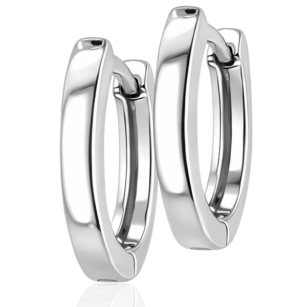 Fehér arany baba karika fülbevaló