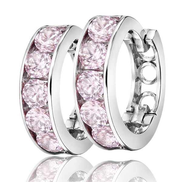 arany-baba-es-gyerek-fulbevalo-90 Fehér arany baba fülbevaló rózsaszín kővel