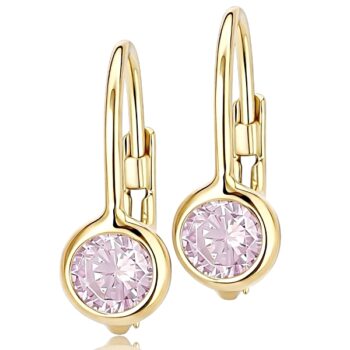 arany-baba-fulbevalo-14-karat-15 Arany rózsaszín köves baba fülbevaló