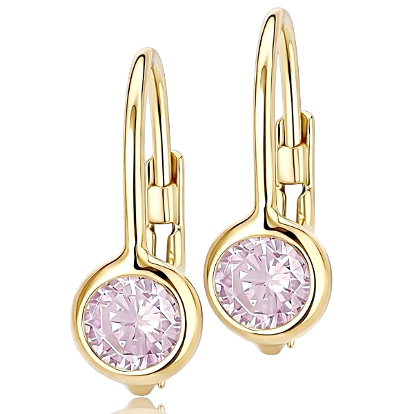 arany-baba-fulbevalo-14-karat-15 Arany rózsaszín köves baba fülbevaló