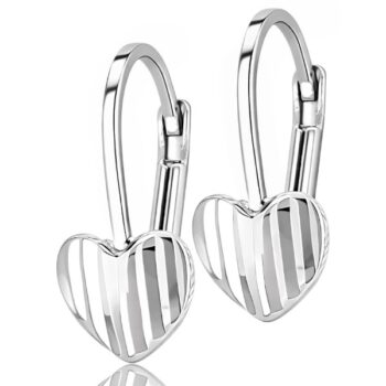 arany-baba-fulbevalo-14-karat-17 Fehér arany szív alakú baba fülbevaló