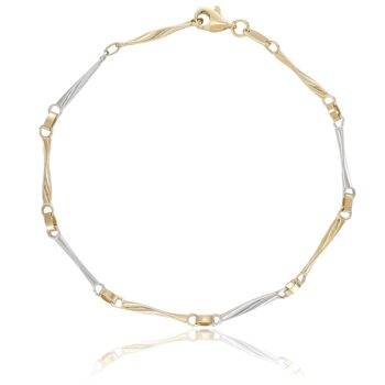 arany-karkoto-arany-karlanc-15 Kétszínű arany fantázia karkötő