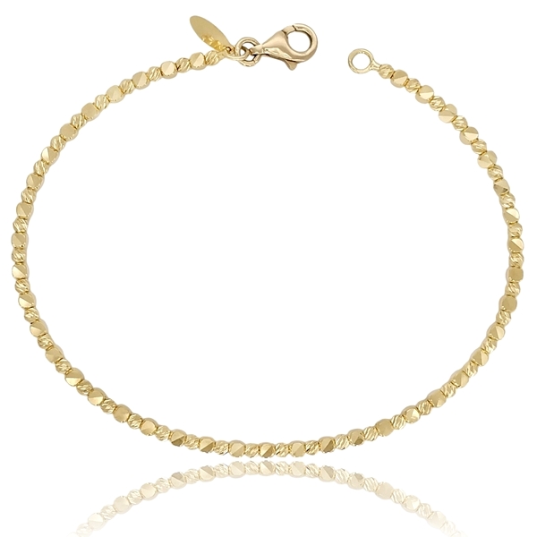 Sárga arany gyémántvésett reif