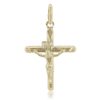Sárga arany korpuszos kereszt medál