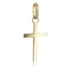 Sárga arany kereszt medál letisztult formavilággal