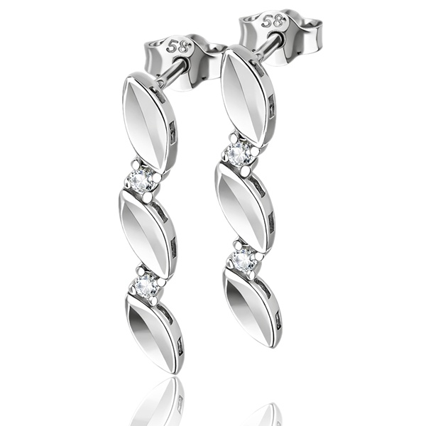 arany-logos-fulbevalo-4 Fehér arany lógós fülbevaló cirkónia kövekkel