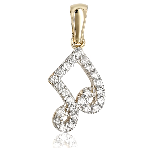 arany-medal-5 Sárga arany köves hangjegy medál