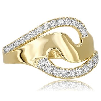 arany-noi-gyuru-24 Arany női gyűrű cirkónia kövekkel