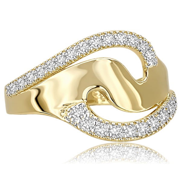 Arany női gyűrű cirkónia kövekkel