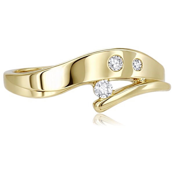 Arany női gyűrű cirkónia kövekkel