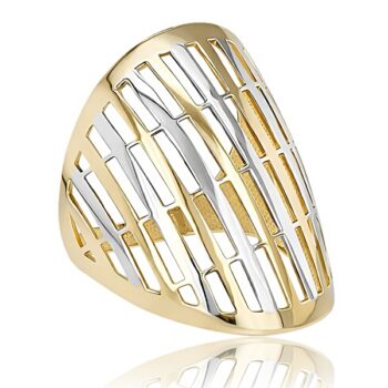 arany-noi-gyuru-37 Széles női arany gyűrű különleges áttört mintával