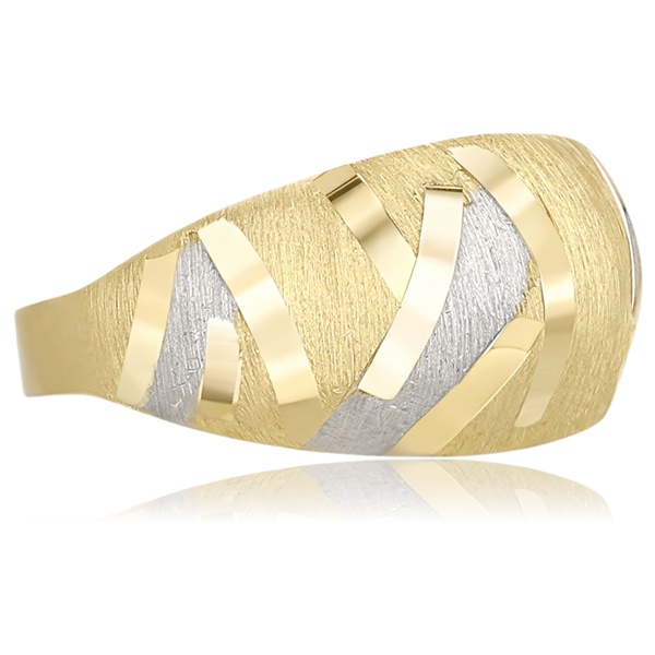 arany-noi-gyuru-5 Arany gyűrű ródium díszítéssel elegáns női kivitelben