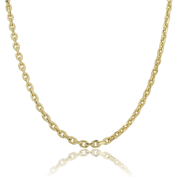 Férfi sárga arany anker nyaklánc