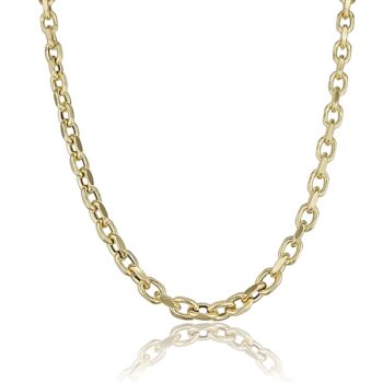 arany-nyaklanc-6 Sárga arany férfi anker nyaklánc