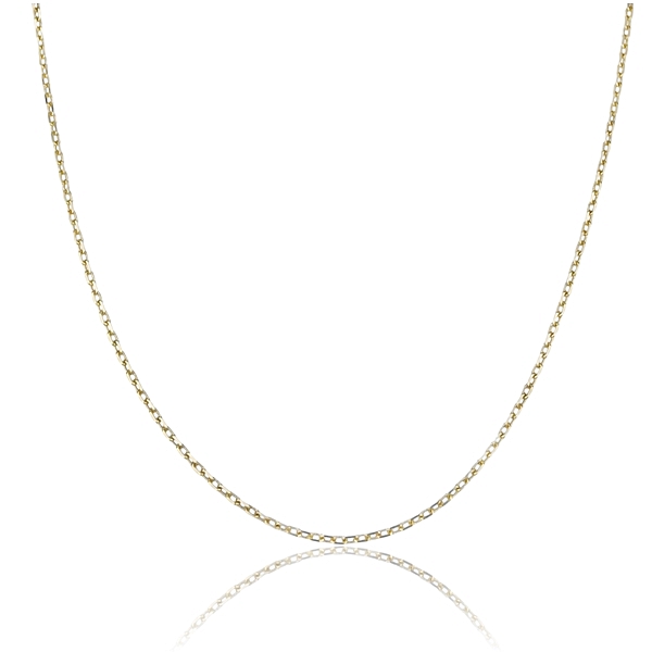 Vékony sárga arany anker nyaklánc