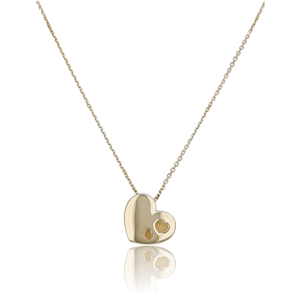 arany-nyaklanc-medall-2 Sárga arany nyaklánc szív alakú medállal