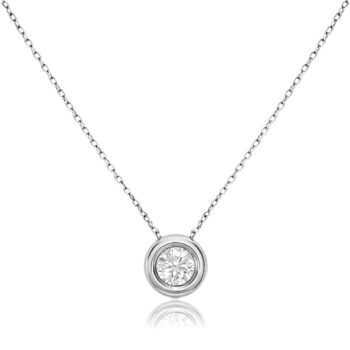 arany-nyaklanc-medallal-10 Fehér arany nyaklánc button foglalatú medállal