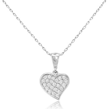arany-nyaklanc-medallal-3 Fehér arany nyaklánc szív alakú medállal
