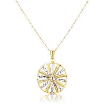 arany-nyaklanc-medallal-35 Sárga arany nyaklánc kerek medállal