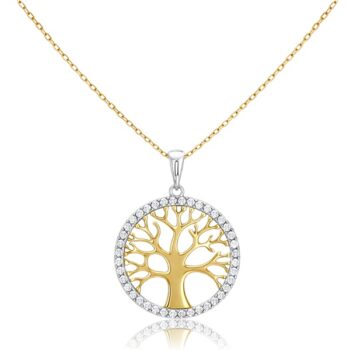 arany-nyaklanc-medallal-40 Sárga arany nyaklánc életfa medállal