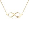 Sárga arany nyaklánc végtelen jellel
