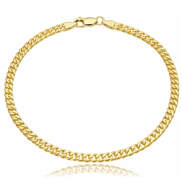 arany-pancer-karkoto Sárga arany férfi pancer karkötő